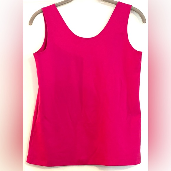 Chico's Pink Sleeveless Tank Top Size 1 - Picture 3 of 6